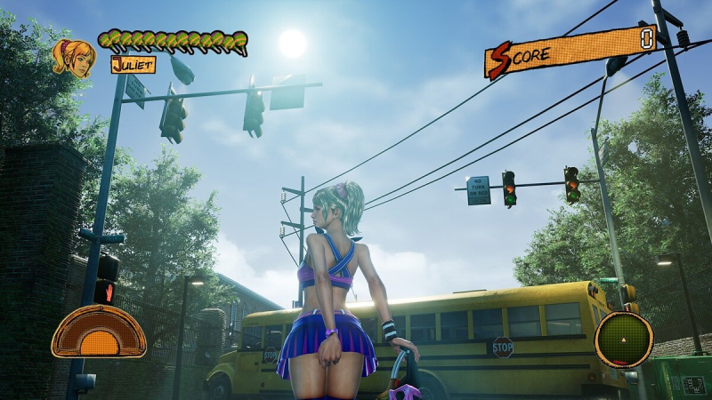 Игрок попробовал заглянуть под юбку главной героине ремастера Lollipop Chainsaw — видео