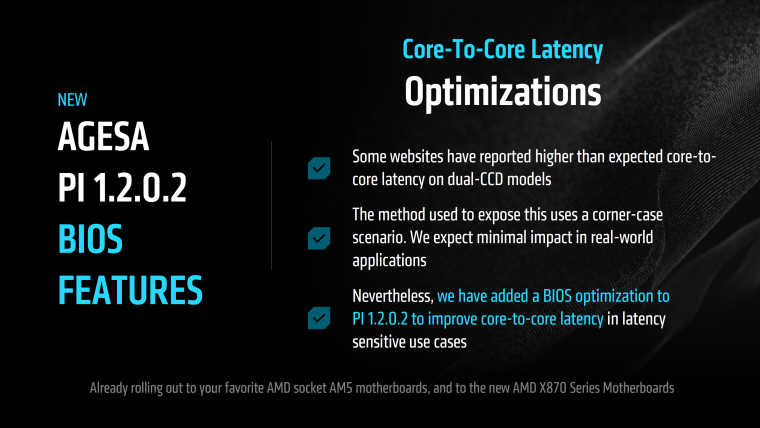 AMD Ryzen 9000 улучшены благодаря последним обновлениям BIOS AGESA 1.2.0.2, а режим TDP 105 Вт покрывается гарантией