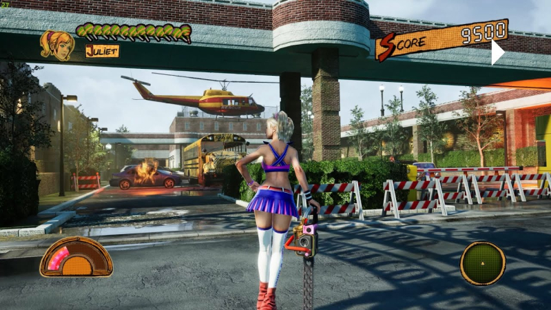 Игрок попробовал заглянуть под юбку главной героине ремастера Lollipop Chainsaw — видео