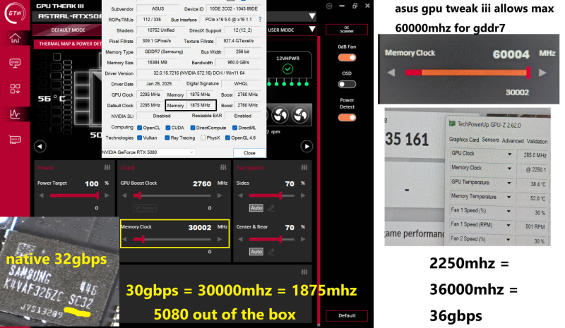 Патч MSI Afterburner разблокирует разгон памяти GDDR7 до 3000 МГц на GeForce RTX 5000