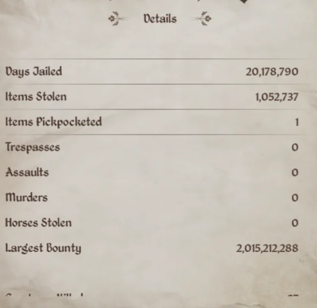 Игрок Oblivion Remastered получил тюремный срок в 55 тысяч лет за мелкую кражу