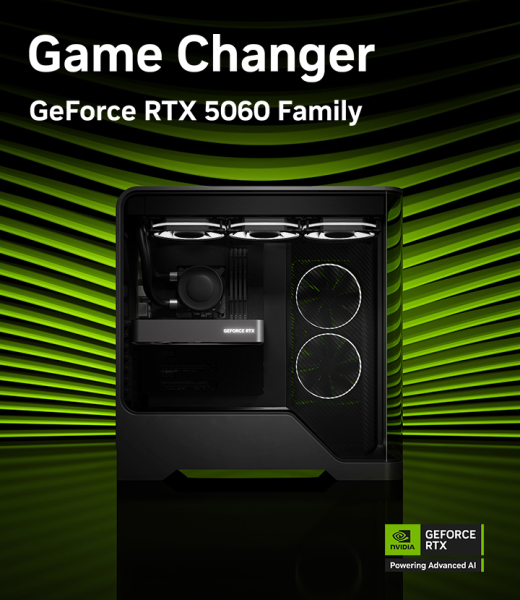 NVIDIA GeForce RTX 5060 8 ГБ для настольных ПК и ноутбуков официально появятся 19 мая