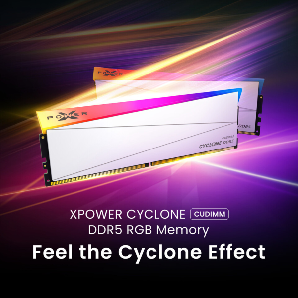 Silicon Power выпустила высокопроизводительную память XPOWER Cyclone DDR5 CUDIMM со скоростью до 9200 МТ/с