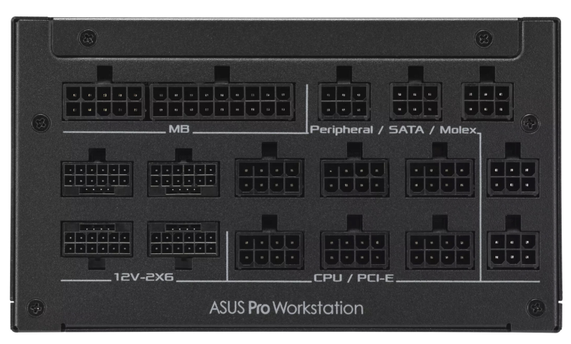 Блок питания ASUS 3000 Вт поддерживает 4 видеокарты RTX 5090 и оснащен цветным кабелем 12V-2x6 и позолоченным разъемом
