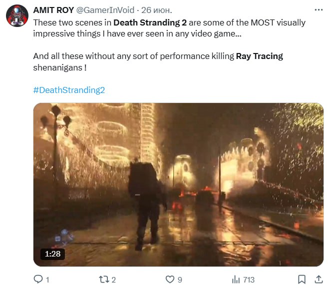 Графику Death Stranding 2 назвали "обманчивым некст-геном" и кросс-геном уровня PS4